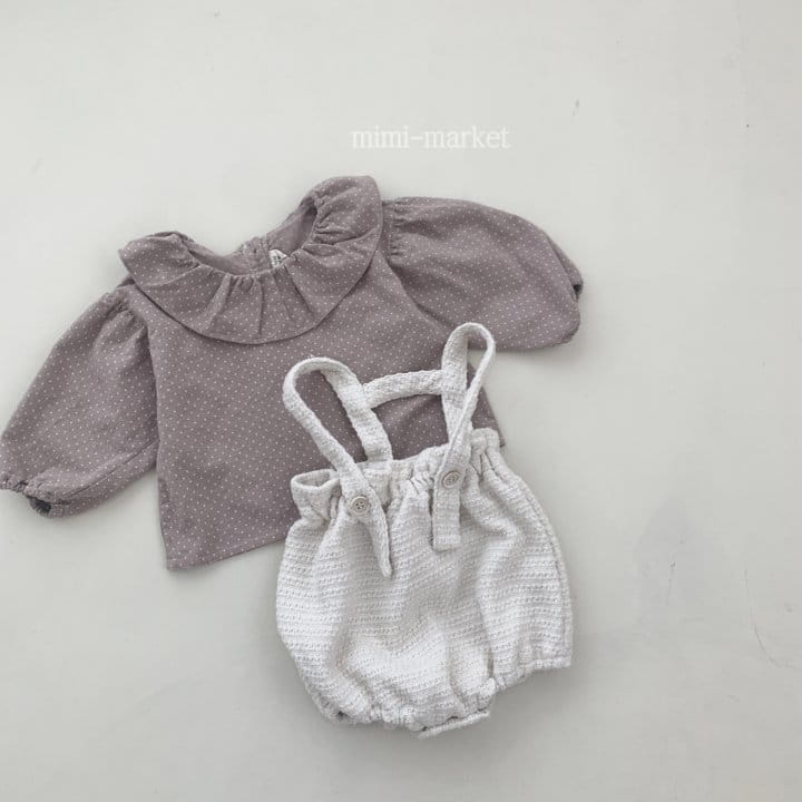 Mimi Market - Korean Baby Fashion - #babyootd - Small Dot Blouse - 3