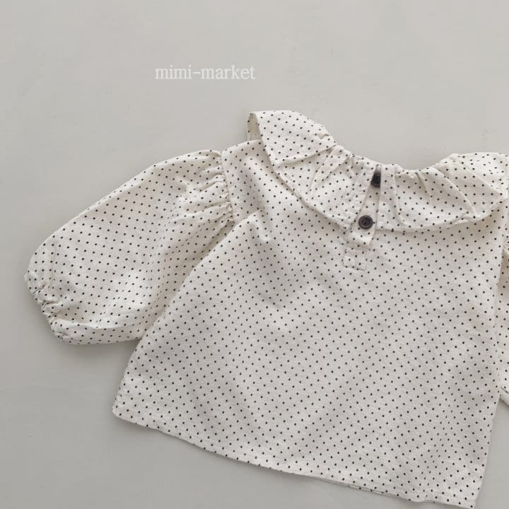 Mimi Market - Korean Baby Fashion - #babyootd - Small Dot Blouse - 4
