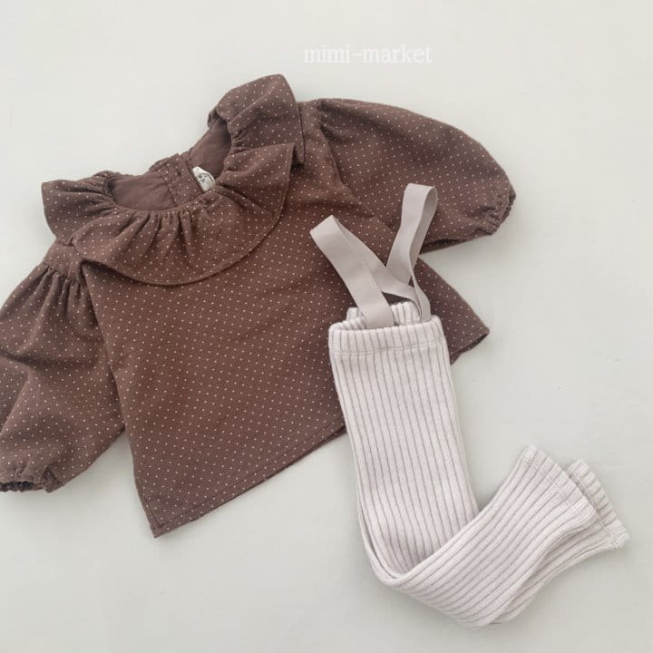 Mimi Market - Korean Baby Fashion - #onlinebabyshop - Small Dot Blouse - 8