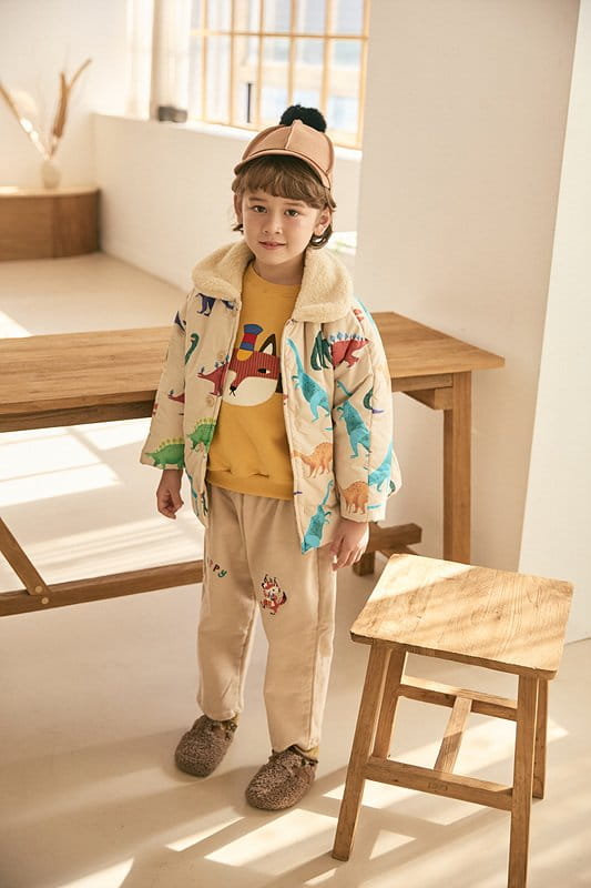 Mimico - Korean Children Fashion - #Kfashion4kids - Apple Dino Jumper - 8