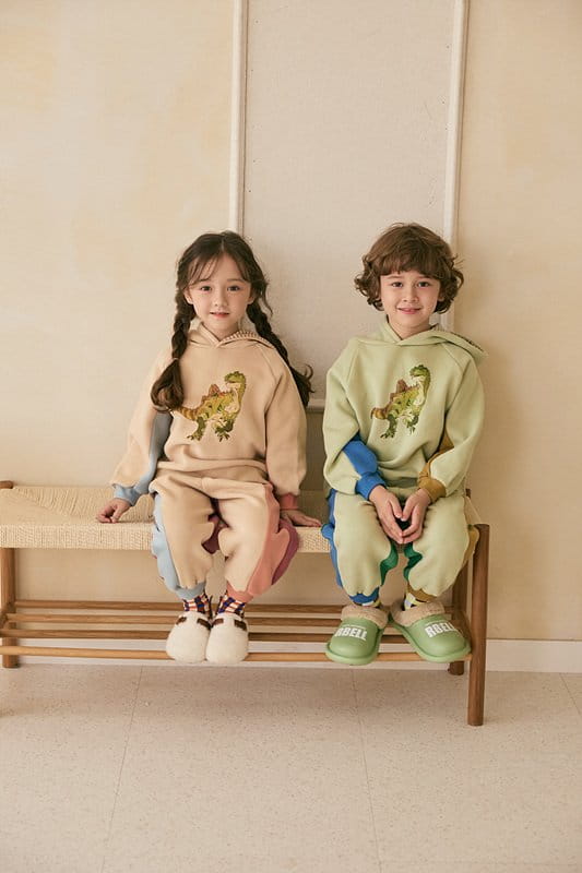 Mimico - Korean Children Fashion - #Kfashion4kids - Saurus Hoody Tee - 5
