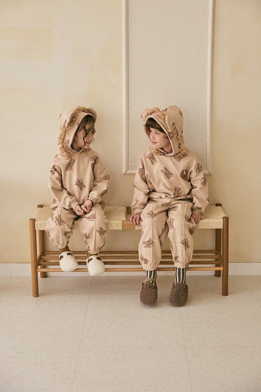 Mimico - Korean Children Fashion - #childofig - Lion Top Bottom Set - 12
