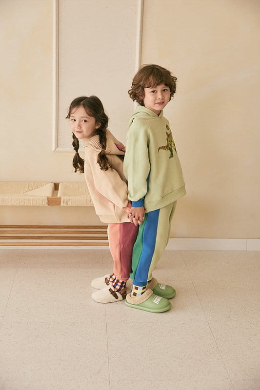 Mimico - Korean Children Fashion - #childofig - Saurus Hoody Tee - 11