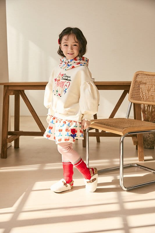 Mimico - Korean Children Fashion - #childofig - Flower Skirt Leggings - 2