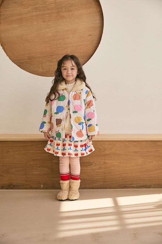 Mimico - Korean Children Fashion - #childrensboutique - Apple Dino Jumper