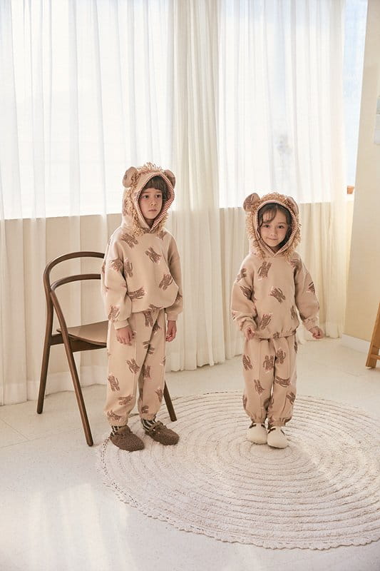 Mimico - Korean Children Fashion - #discoveringself - Lion Top Bottom Set