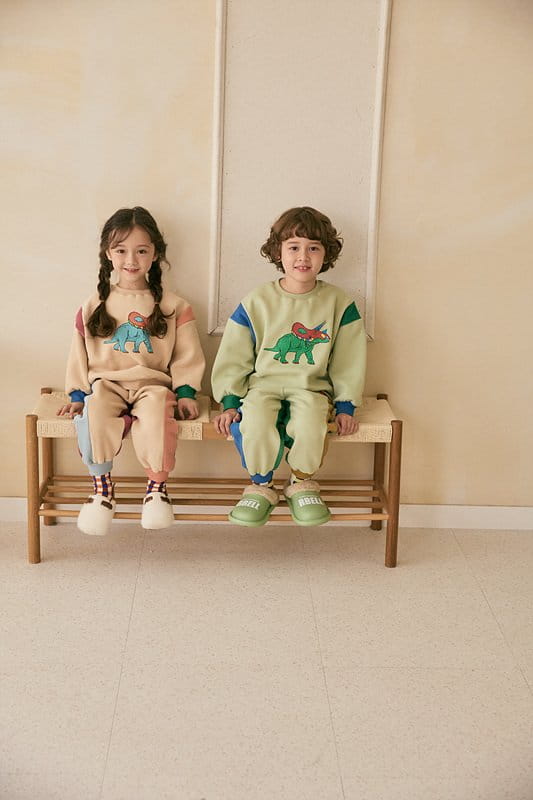 Mimico - Korean Children Fashion - #fashionkids - Saurus Hoody Tee