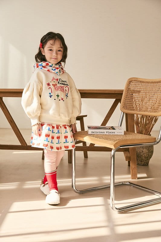 Mimico - Korean Children Fashion - #fashionkids - Flower Skirt Leggings - 7