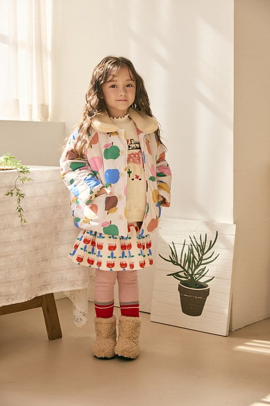 Mimico - Korean Children Fashion - #kidsshorts - Apple Dino Jumper - 5