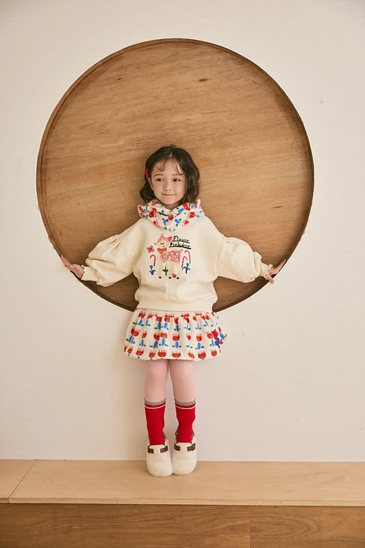 Mimico - Korean Children Fashion - #kidsshorts - Flower Skirt Leggings - 8