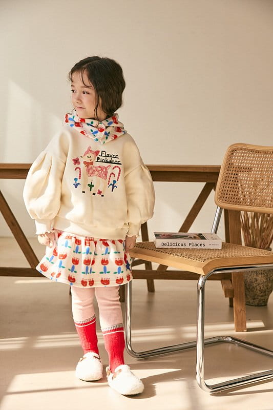 Mimico - Korean Children Fashion - #kidsshorts - Pink Bambi Tee - 4