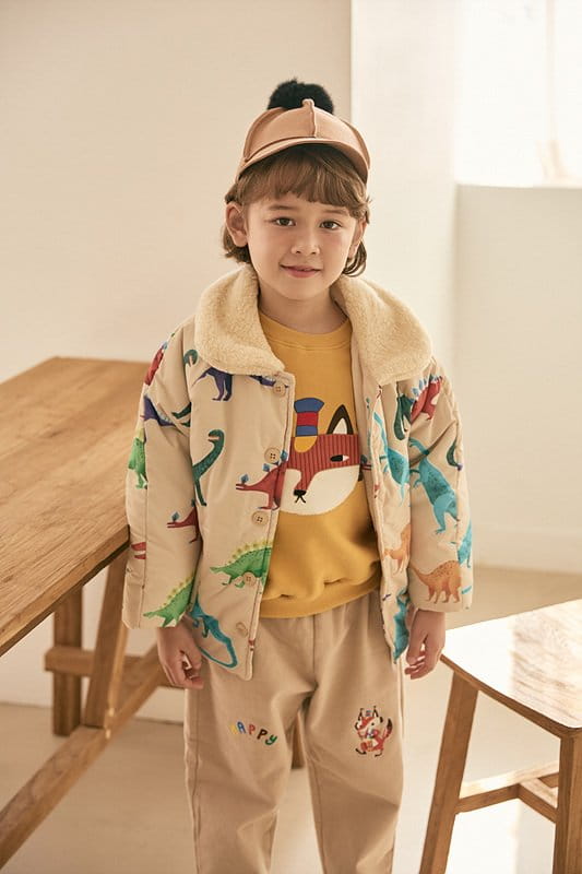 Mimico - Korean Children Fashion - #kidsstore - Apple Dino Jumper - 6