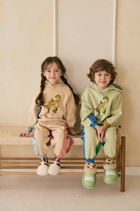 Mimico - Korean Children Fashion - #kidsstore - Saurus Hoody Tee - 3