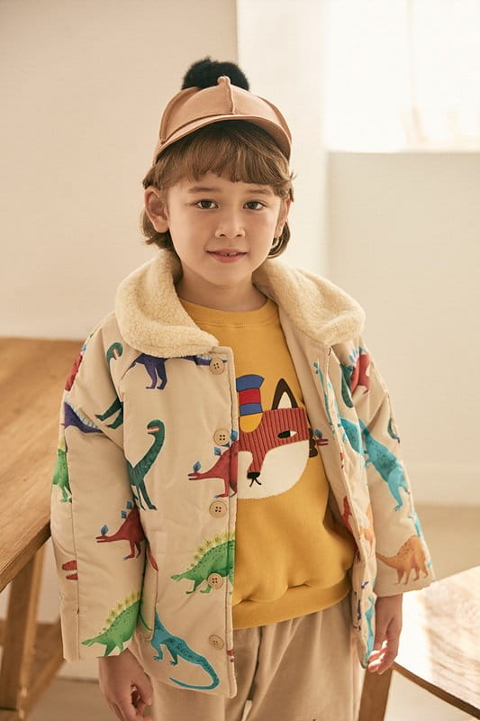 Mimico - Korean Children Fashion - #kidzfashiontrend - Apple Dino Jumper - 7