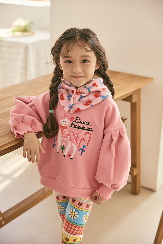 Mimico - Korean Children Fashion - #littlefashionista - Pink Bambi Tee - 7