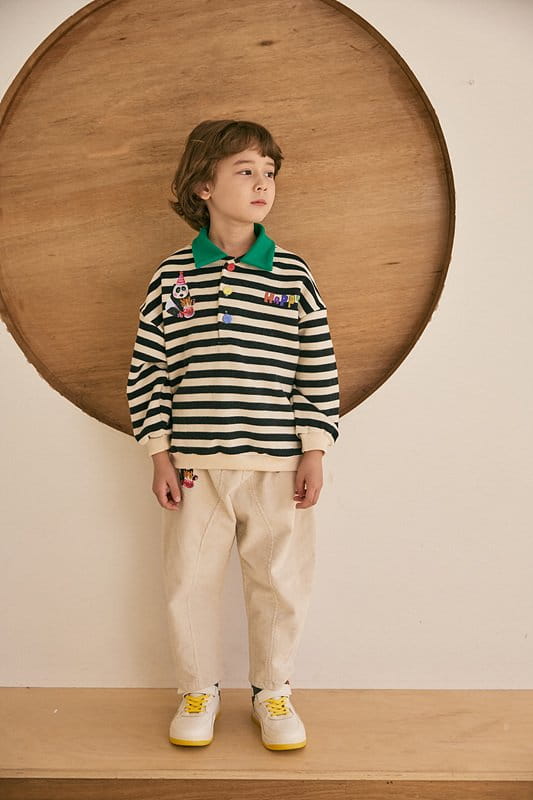 Mimico - Korean Children Fashion - #littlefashionista - Collar Warm Tee