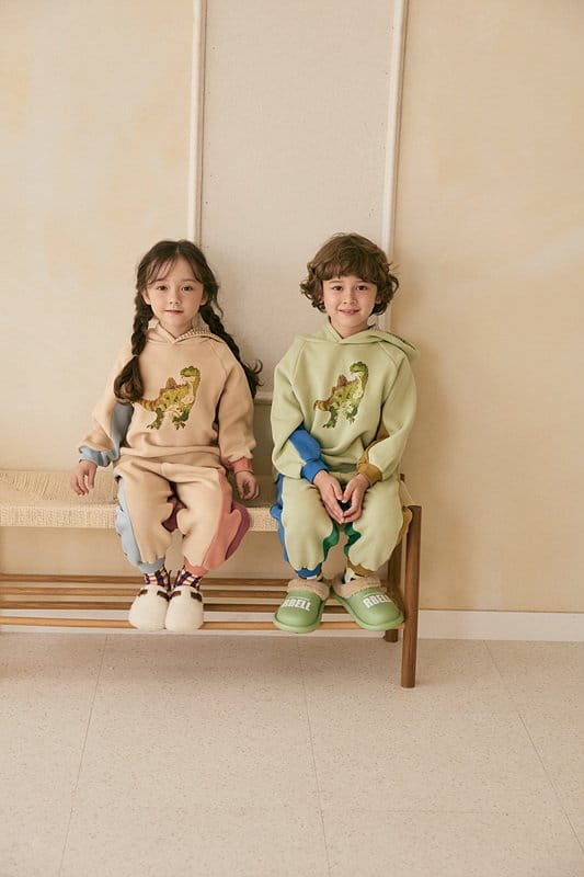 Mimico - Korean Children Fashion - #littlefashionista - Saurus Hoody Tee - 6