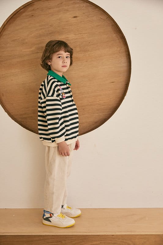Mimico - Korean Children Fashion - #magicofchildhood - Collar Warm Tee - 2