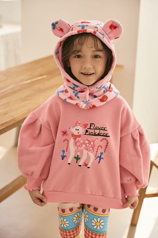 Mimico - Korean Children Fashion - #minifashionista - Pink Bambi Tee - 9