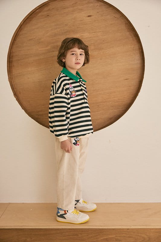 Mimico - Korean Children Fashion - #minifashionista - Collar Warm Tee - 3