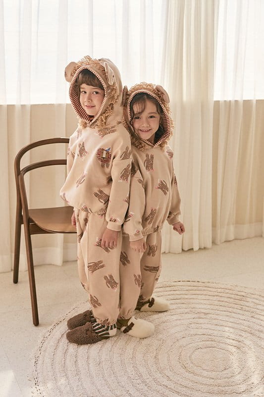 Mimico - Korean Children Fashion - #prettylittlegirls - Lion Top Bottom Set - 10