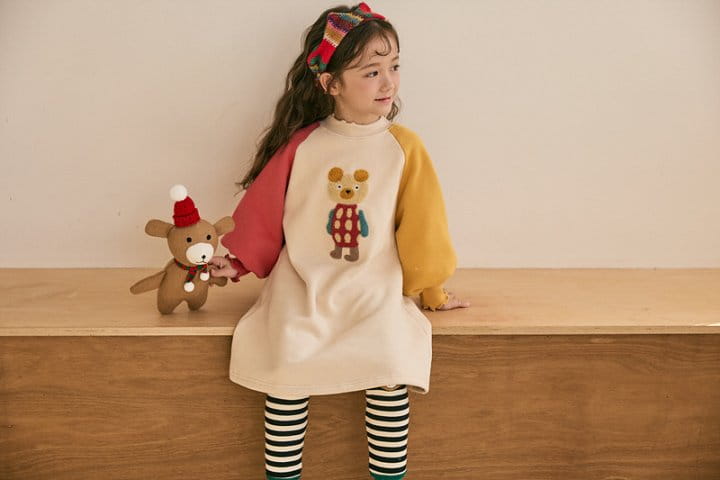 Mimico - Korean Children Fashion - #todddlerfashion - Crown One-piece - 4