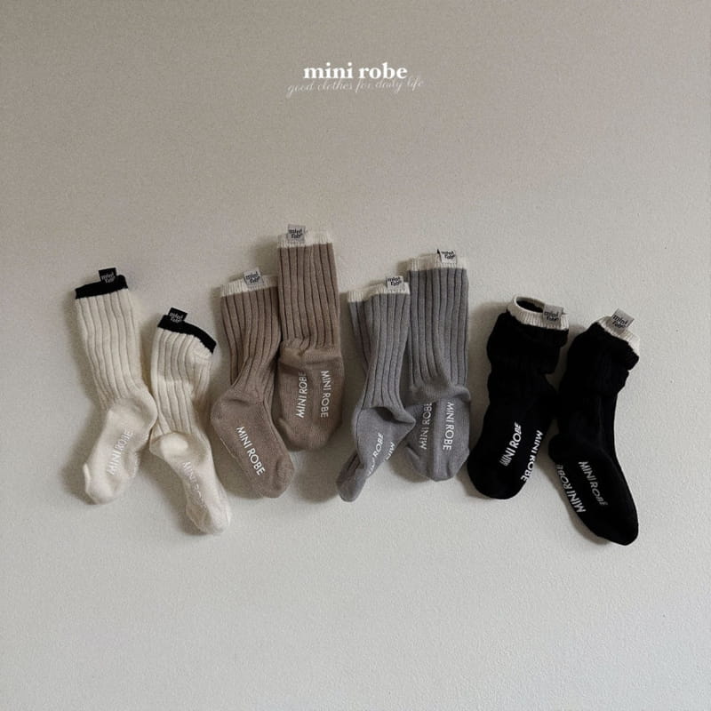 Mini Robe - Korean Baby Fashion - #babyboutiqueclothing - Baba Socks Set