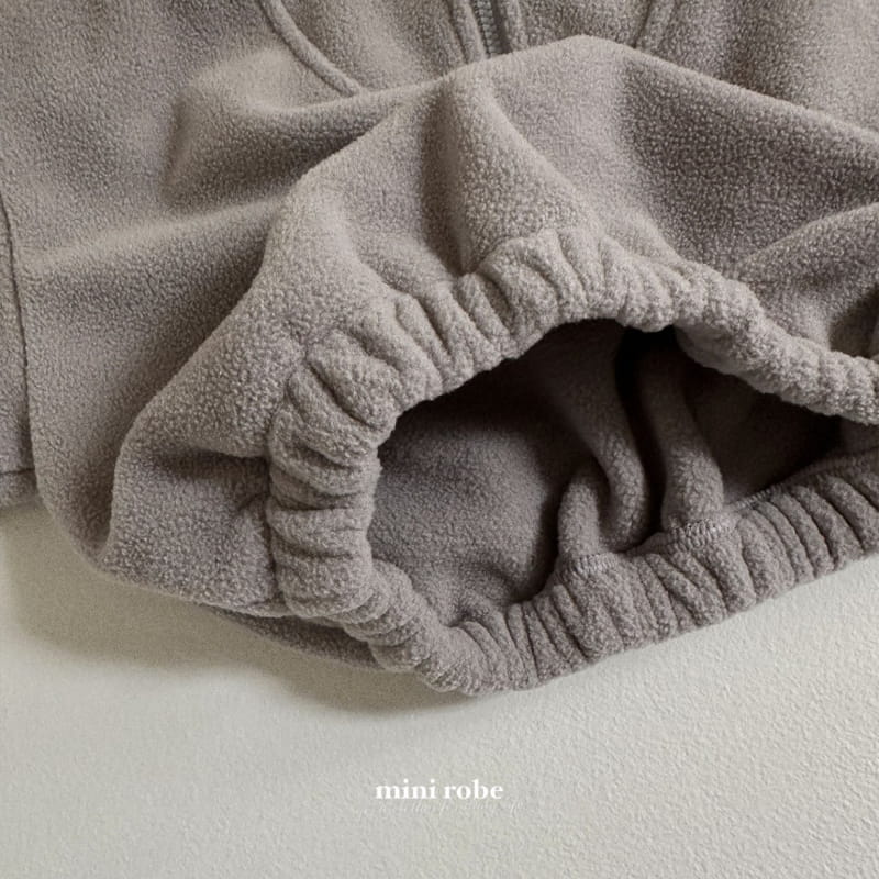 Mini Robe - Korean Baby Fashion - #babyclothing - Bear Half Turtleneck Zip-up - 6