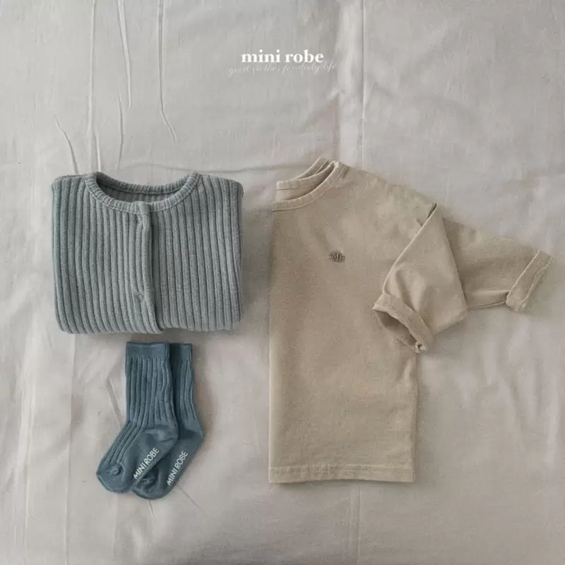 Mini Robe - Korean Baby Fashion - #babylifestyle - Jue Rib Cardigan - 10