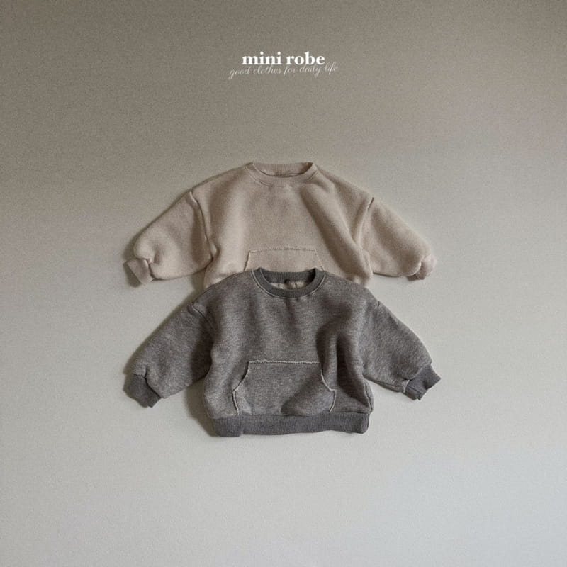 Mini Robe - Korean Baby Fashion - #babylifestyle - Popcorn Sweatshirt