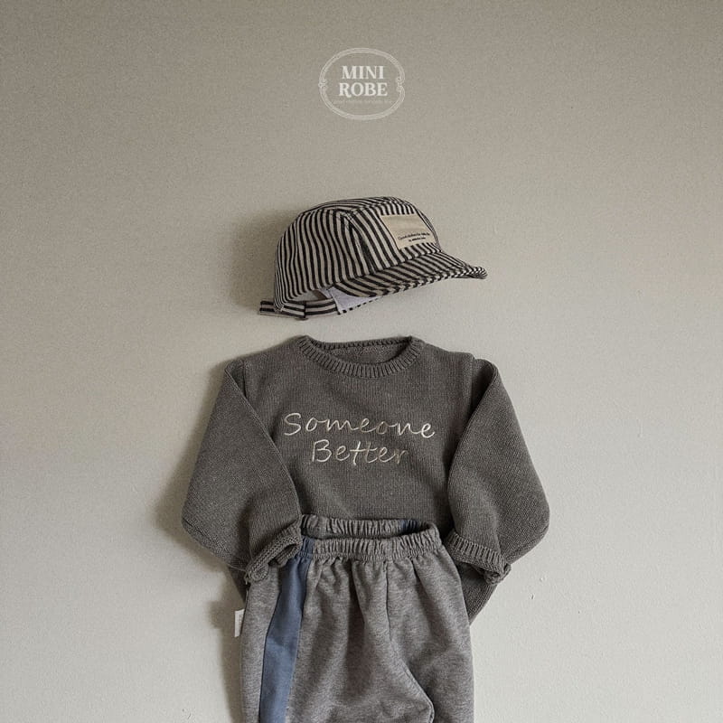 Mini Robe - Korean Baby Fashion - #babyoninstagram - Some One Round Tee - 11