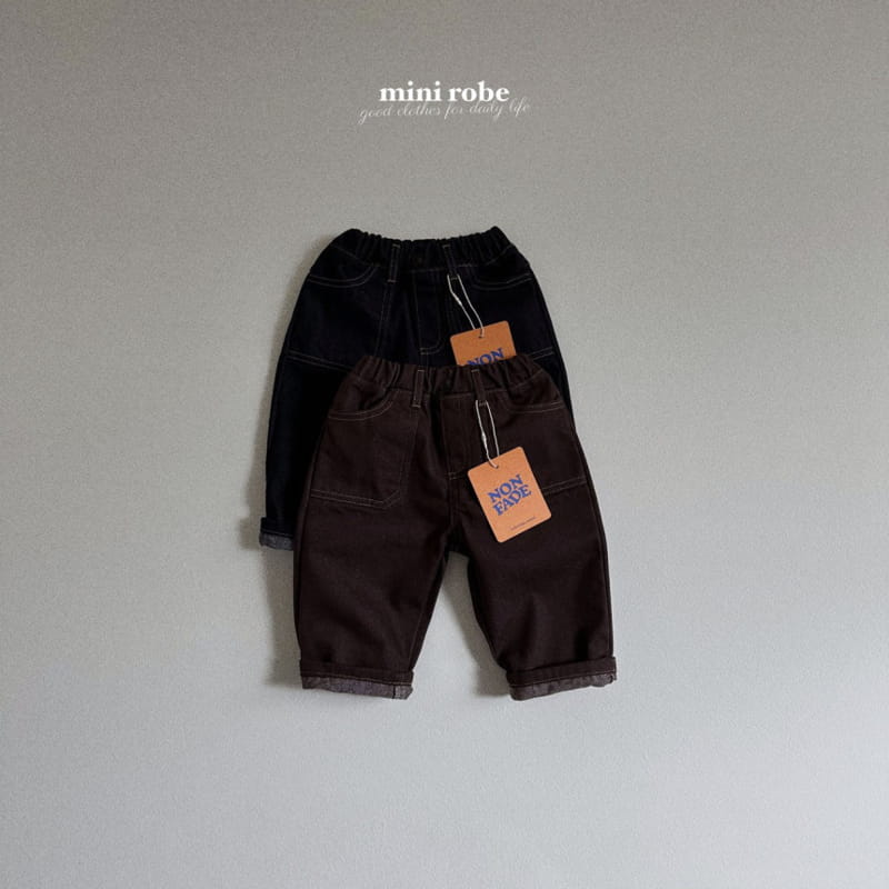 Mini Robe - Korean Baby Fashion - #babywear - Non Fade Jeans - 3