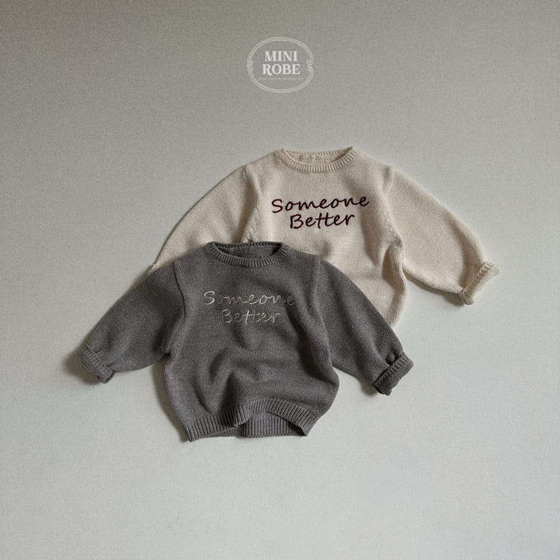 Mini Robe - Korean Baby Fashion - #onlinebabyboutique - Some One Round Tee