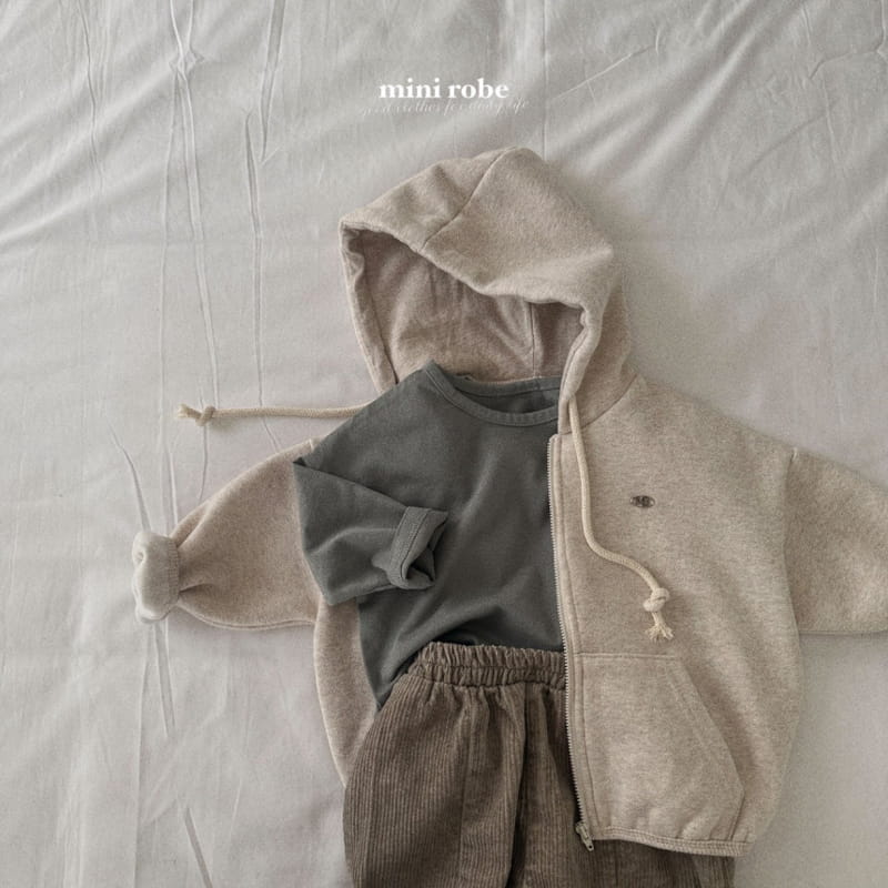 Mini Robe - Korean Baby Fashion - #onlinebabyshop - Button Hoody Zip-up Jacket - 12