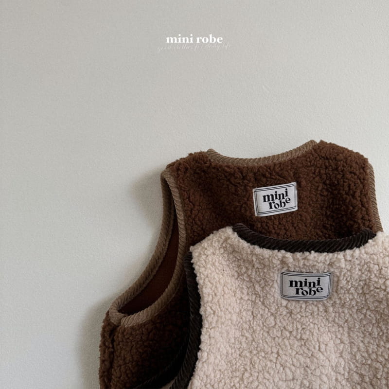 Mini Robe - Korean Baby Fashion - #onlinebabyshop - Bbogle Piping Vest - 5