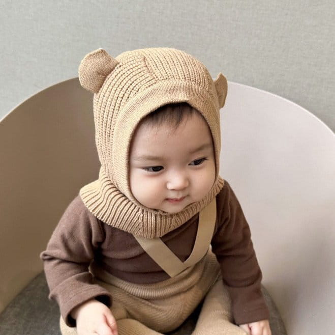 Miso - Korean Baby Fashion - #babyclothing - Bear Baraclava - 10