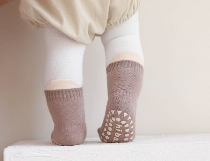 Miso - Korean Baby Fashion - #babyfever - Poin Two Tone Socks Set - 10