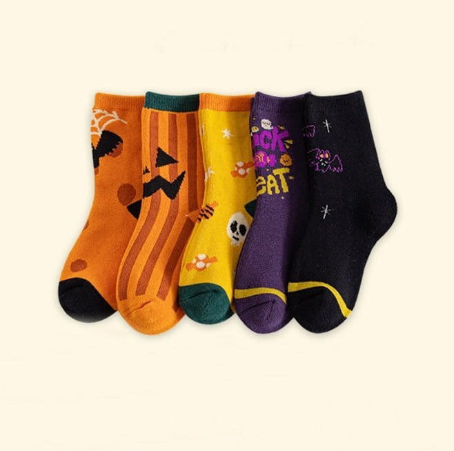 Miso - Korean Children Fashion - #discoveringself - Halloween Socks Set - 9