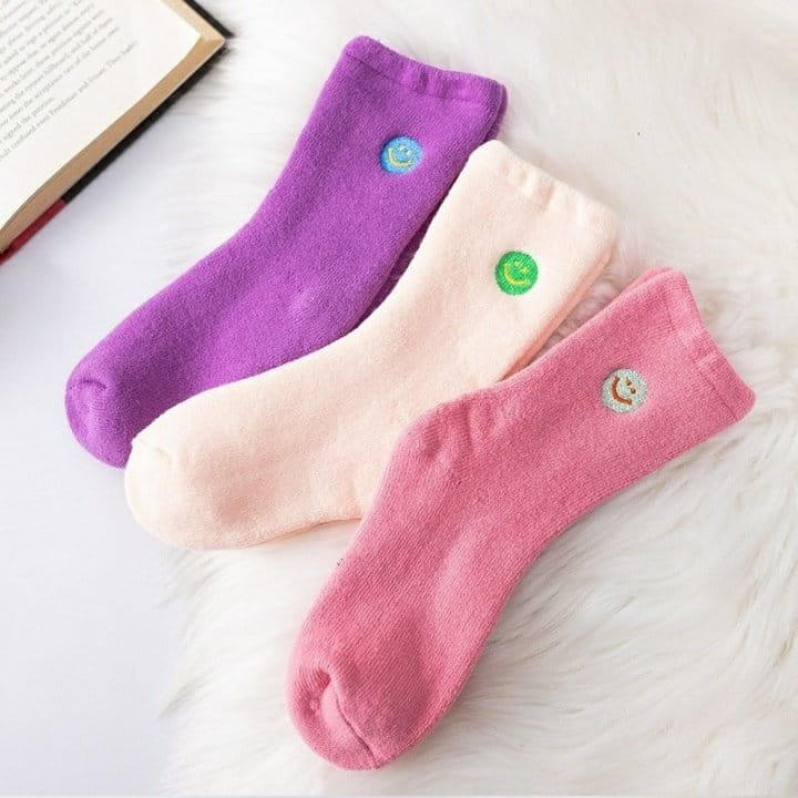 Miso - Korean Children Fashion - #fashionkids - Smile Socks Set