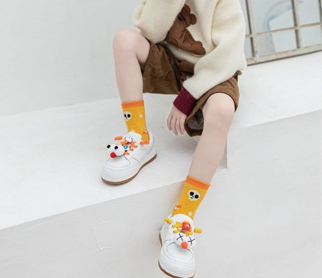 Miso - Korean Children Fashion - #kidsshorts - Halloween Socks Set - 11