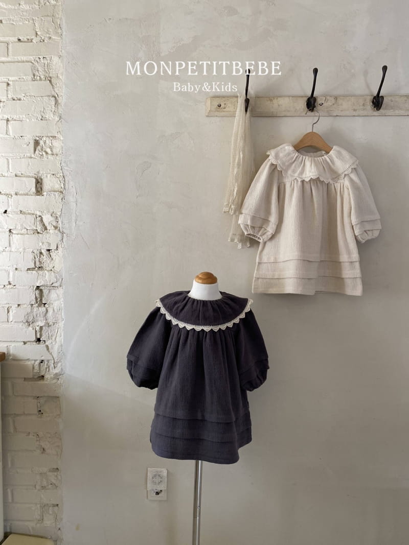 Mon Petit Bebe - Korean Children Fashion - #childofig - Rachel One-piece - 4