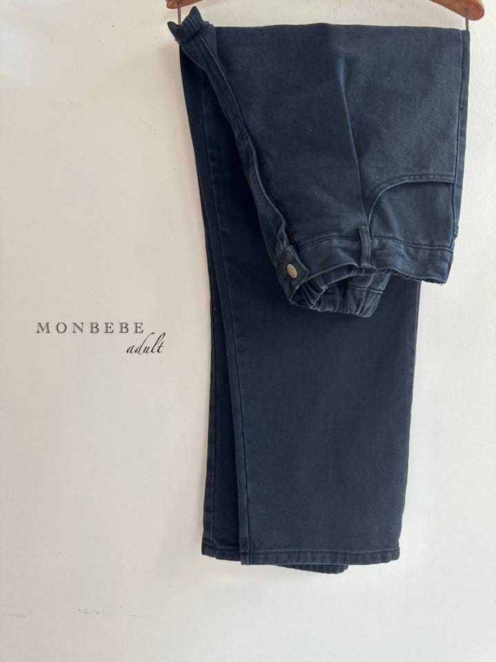 Monbebe - Korean Women Fashion - #thatsdarling - Black Jeans Mom - 3