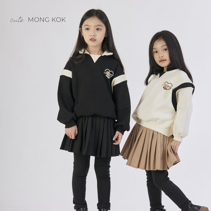 Mong Kok - Korean Children Fashion - #childrensboutique - TriangleCollar Tee - 3