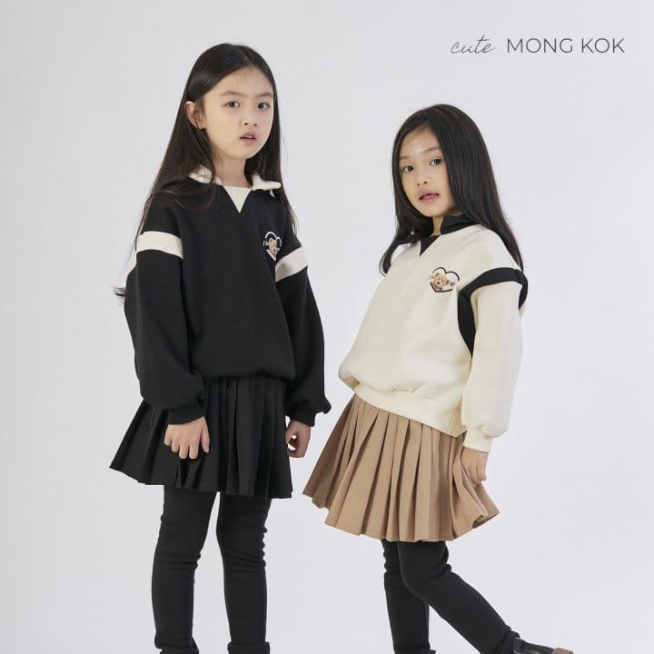 Mong Kok - Korean Children Fashion - #kidsshorts - TriangleCollar Tee - 7
