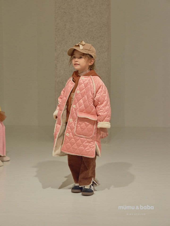 Mumunbaba - Korean Children Fashion - #childofig - Shine Quilting Long Coat