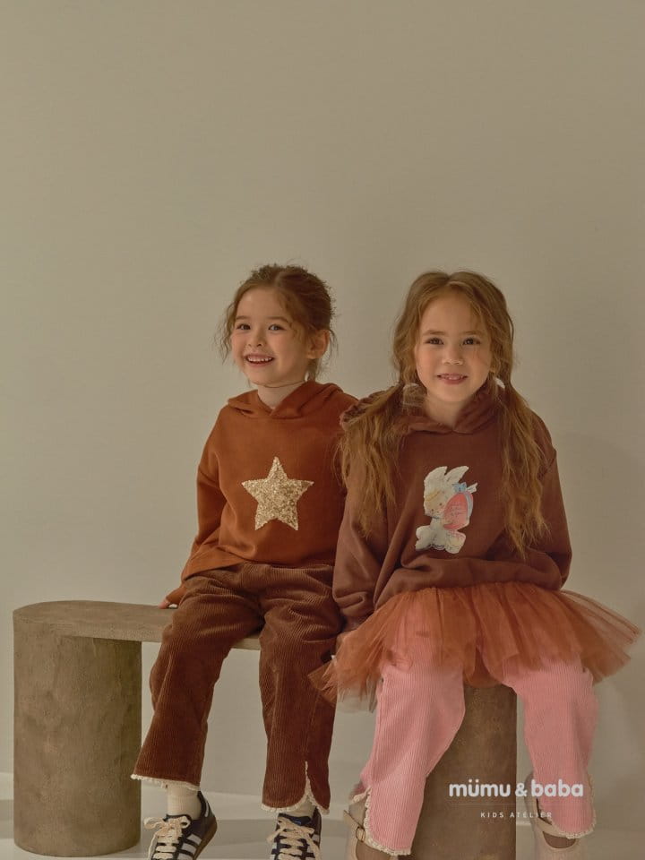 Mumunbaba - Korean Children Fashion - #childrensboutique - Star Hoody Tee