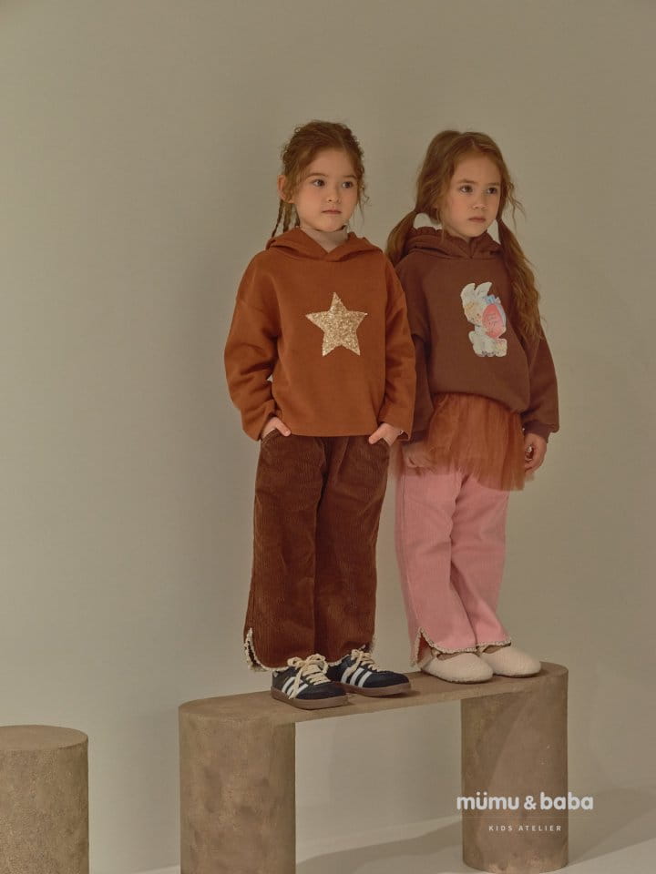 Mumunbaba - Korean Children Fashion - #designkidswear - Star Hoody Tee - 2