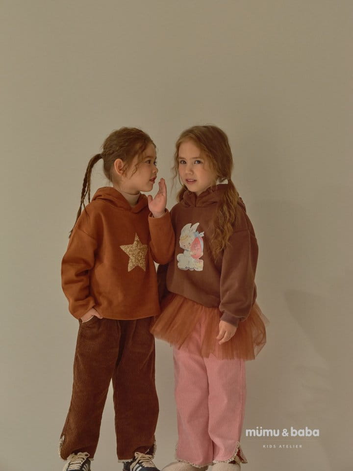 Mumunbaba - Korean Children Fashion - #discoveringself - Star Hoody Tee - 3