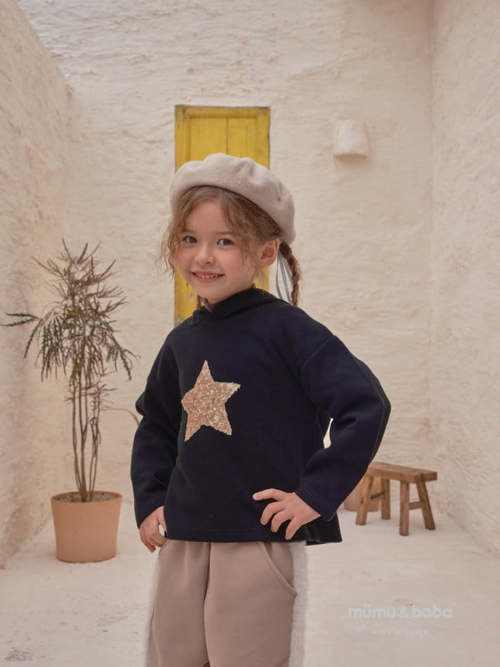 Mumunbaba - Korean Children Fashion - #kidsstore - Star Hoody Tee - 6