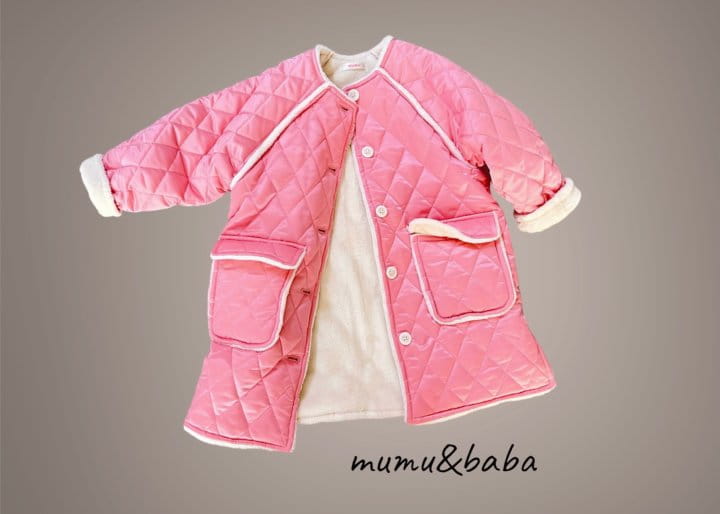 Mumunbaba - Korean Children Fashion - #littlefashionista - Shine Quilting Long Coat - 11
